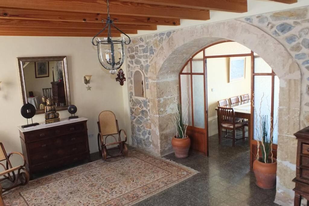 Villa Maria, Bonita Casa Con Jardin Y Piscina Privada En אנדרטקס מראה חיצוני תמונה