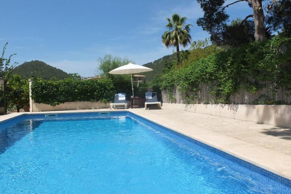 Villa Maria, Bonita Casa Con Jardin Y Piscina Privada En אנדרטקס מראה חיצוני תמונה